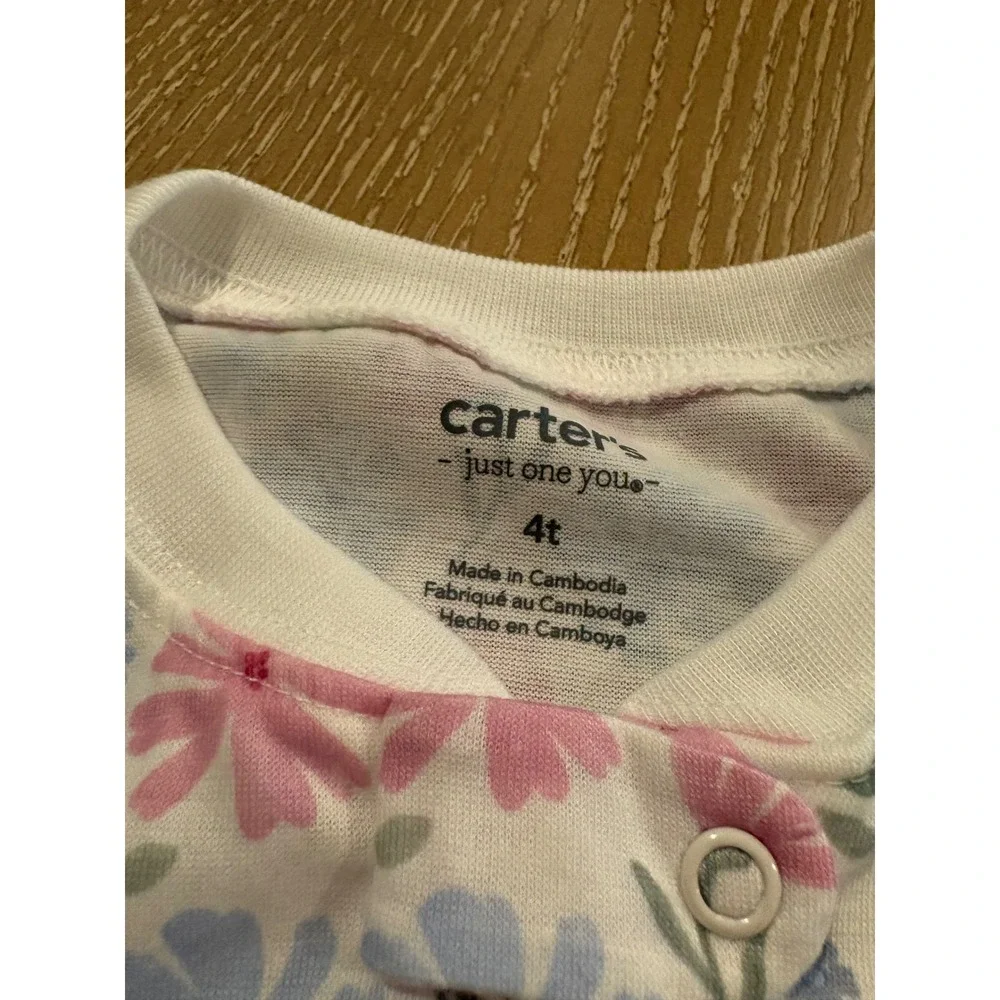 Girls 4T Clothing Lot 4 Pc ATUN Carter's‎ St Patrick's Day Romper Shirt Pajamas
